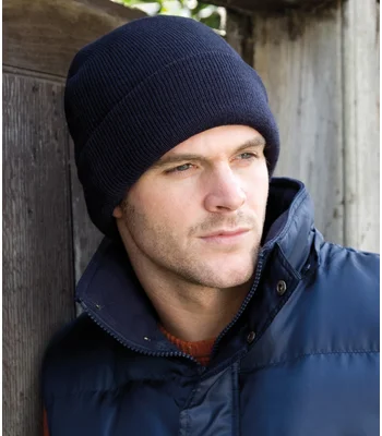 Result Winter Essentials Result Woolly Ski Hat with Thinsulate™ Insulation in NAV