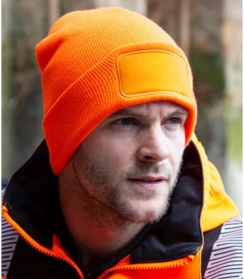 Result Winter Essentials Result Double Knit Thinsulate™ Printers Beanie in FLO