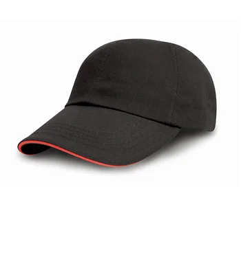 Result Headwear Result Printers/Embroiderers Cap in BLK