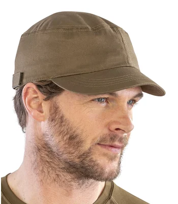 Result Headwear Result Urban Trooper Lightweight Cap in BLK