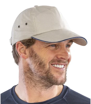 Result Headwear Result Plush Cotton 5 Panel Cap in PUT