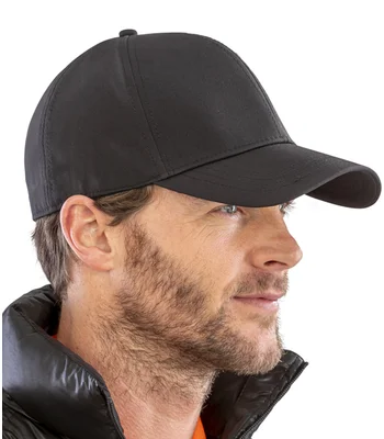 Result Headwear Result TECH Performance Soft Shell Cap in BLK