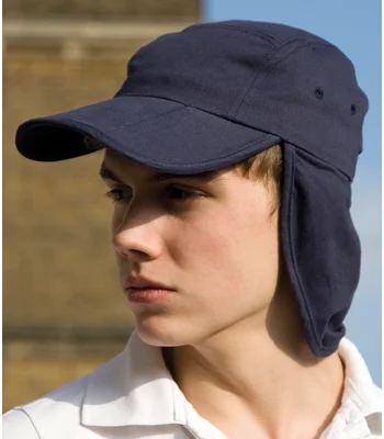 Result Headwear Result Fold Up Legionnaires Cap in NAV