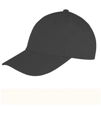 Result Headwear Result Memphis Brushed Cotton Cap in BLK