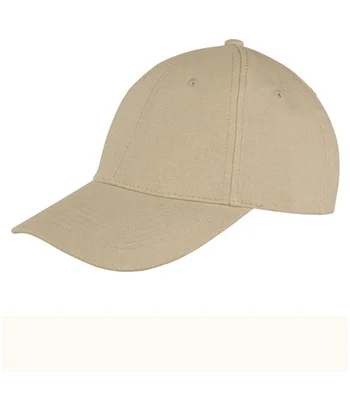 Result Headwear Result Memphis Brushed Cotton Cap in KHA