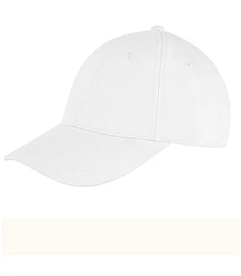 Result Headwear Result Memphis Brushed Cotton Cap in WHI