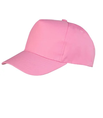 Result Headwear Result Boston 5 Panel Printers Cap in PIN