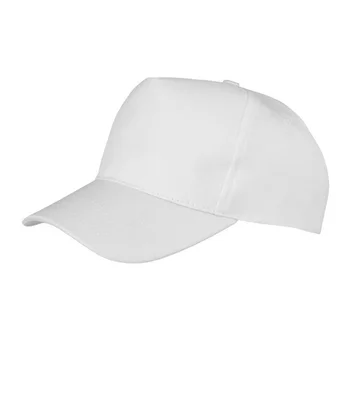 Result Headwear Result Kids Boston 5 Panel Printers Cap in WHI