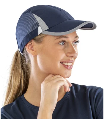 Result Headwear Spiro Sport Cap in NV/WH
