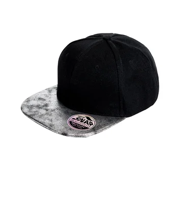 Result Headwear Result Bronx Glitter Snapback Cap in BK/PI
