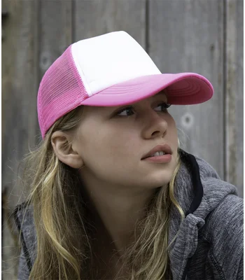 Result Headwear Result Core 1/2 Mesh Truckers Cap in SRP/W