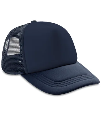 Result Headwear Result Core 1/2 Mesh Truckers Cap in BK/WH