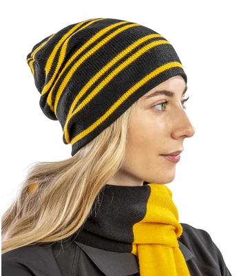 Result Winter Essentials Result Team Reversible Beanie in BK/GO