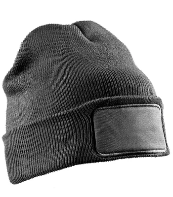Result Genuine Recycled Result Genuine Recycled Double Knit Printers Beanie in GRE