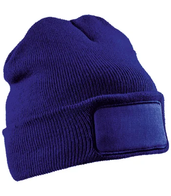 Result Genuine Recycled Result Genuine Recycled Double Knit Printers Beanie in ROY