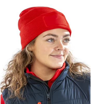 Result Genuine Recycled Result Genuine Recycled Thinsulate™ Printers Beanie in BLK