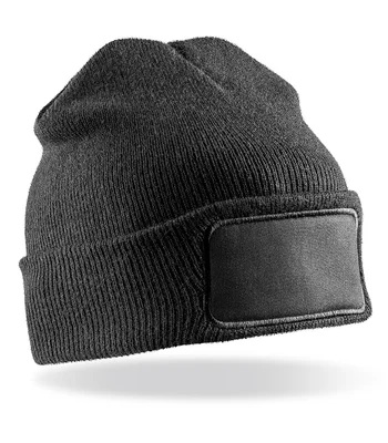 Result Genuine Recycled Result Genuine Recycled Thinsulate™ Printers Beanie in BLK