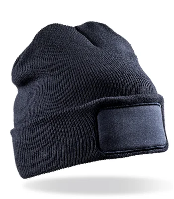 Result Genuine Recycled Result Genuine Recycled Thinsulate™ Printers Beanie in NAV