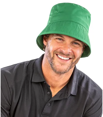 Result Recycled Result Core Recycled Bound Edge Bucket Hat in Black