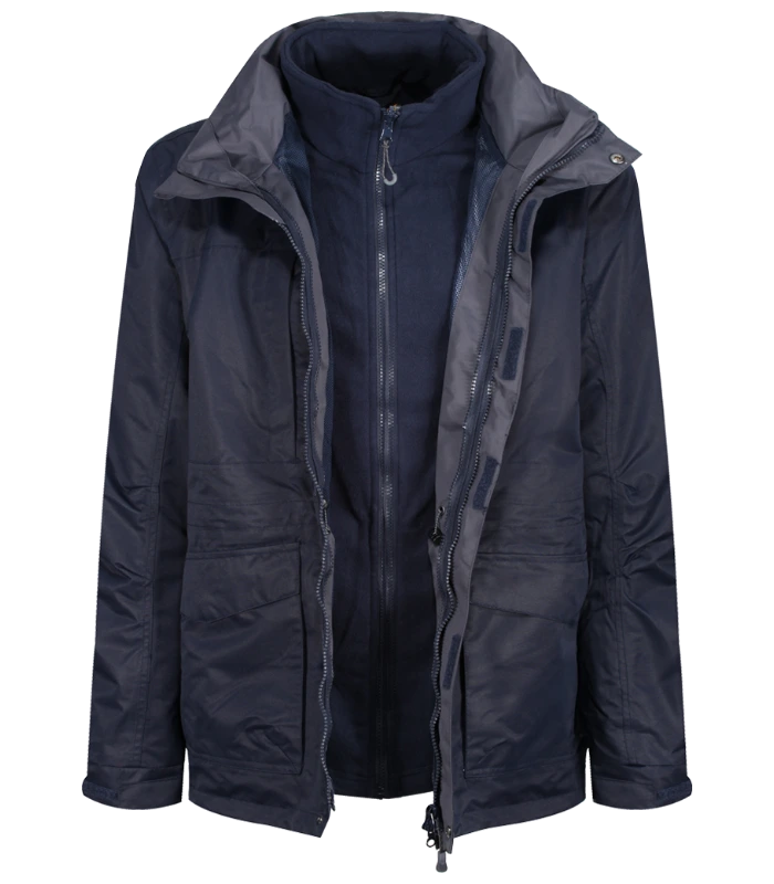Regatta Professional Regatta Benson III 3-in-1 Breathable Jacket in BK/BK