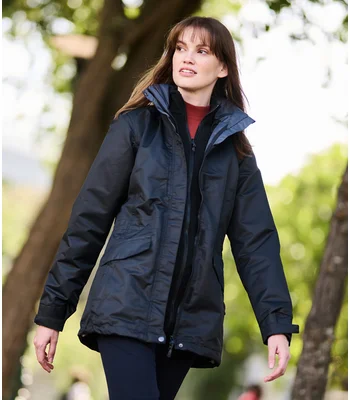 Regatta Professional Regatta Ladies Benson III 3-in-1 Breathable Jacket in BK/BK