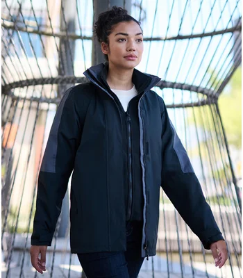 Regatta Professional Regatta Ladies Defender III 3-in-1 Jacket in BK/SE