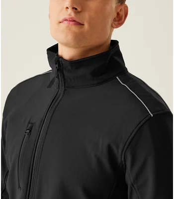Regatta Professional Regatta Sandstorm Soft Shell Workwear Jacket in SE/BK