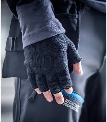 Regatta Professional Regatta Fingerless Mitts in BLK