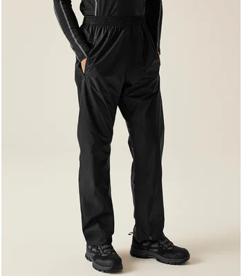 Regatta Professional Regatta Pro Packaway Waterproof Breathable Overtrousers in NAV