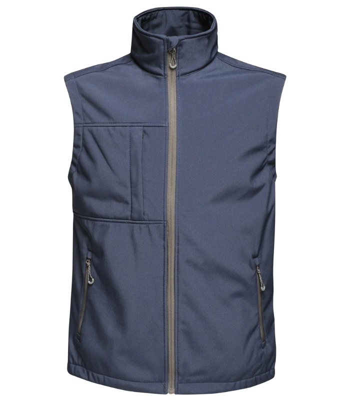 Regatta Professional Regatta Octagon II Printable Soft Shell Bodywarmer in BK/BK