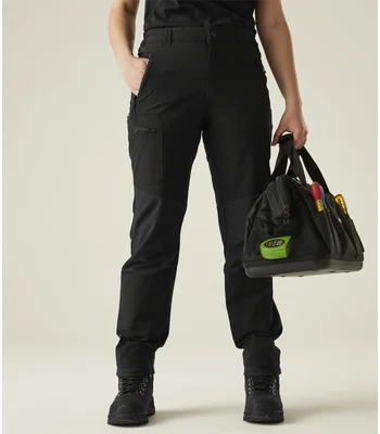 Regatta Professional Regatta Ladies Prolite Stretch Trousers in Black