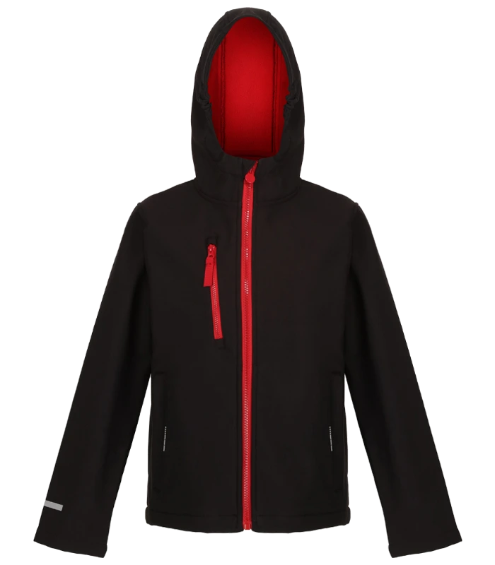 Regatta Professional Regatta Kids Ablaze Three Layer Soft Shell Jacket in BK/CS