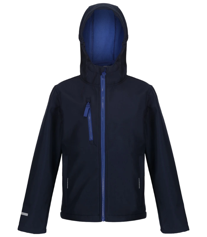Regatta Professional Regatta Kids Ablaze Three Layer Soft Shell Jacket in NV/NR