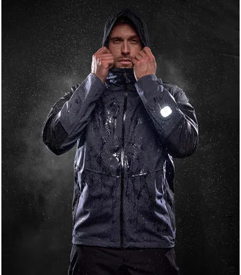 Regatta Professional Regatta X-Pro Beacon Brite Light Waterproof Shell Jacket in SE/BK