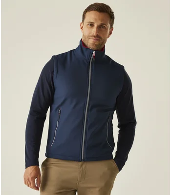 Regatta Professional Regatta Ascender Two Layer Soft Shell Bodywarmer in B/MNL