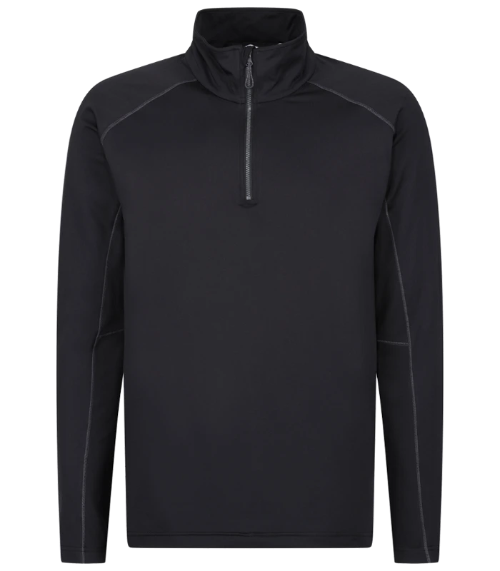 Regatta Professional Regatta Core Stretch Half Zip Midlayer Top in BLK