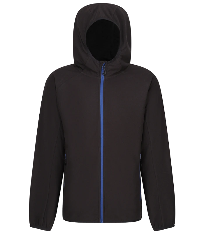Regatta Professional Regatta Navigate Full Zip Hooded Fleece Jacket in BK/NR