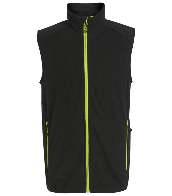 Regatta Professional Regatta Navigate Fleece Bodywarmer in BK/LM