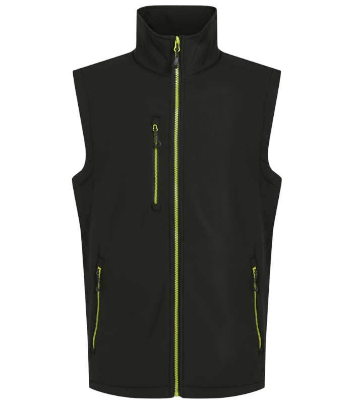 Regatta Professional Regatta Navigate Two Layer Soft Shell Bodywarmer in BK/LM