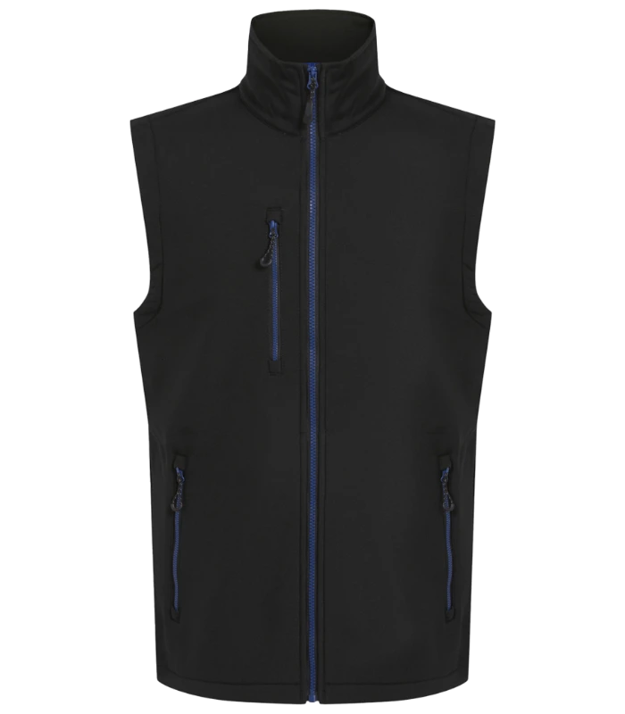 Regatta Professional Regatta Navigate Two Layer Soft Shell Bodywarmer in BK/NR