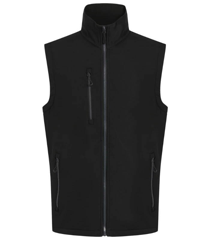 Regatta Professional Regatta Navigate Two Layer Soft Shell Bodywarmer in BK/SE