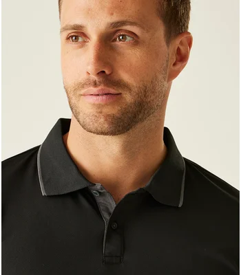 Regatta Professional Regatta Navigate Polo Shirt in BK/CS
