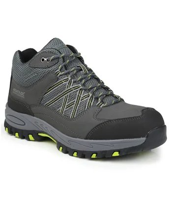 Regatta Safety Footwear Regatta Safety Footwear Sandstone SB Safety Hikers in BK/GR
