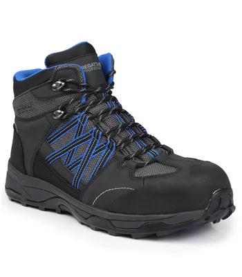 Regatta Safety Footwear Regatta Safety Footwear Claystone S3 Safety Hikers in BK/GR