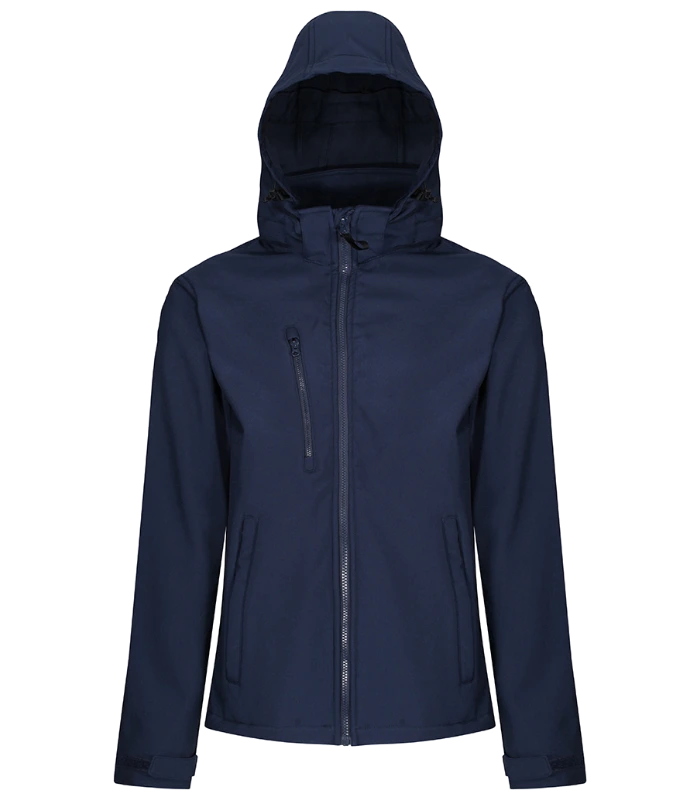 Regatta Professional Regatta Venturer Three Layer Hooded Soft Shell Jacket in NV/NV