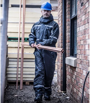 Regatta Professional Regatta Pro Waterproof Insulated Coverall in BLK