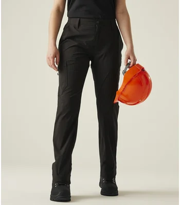 Regatta Professional Regatta Ladies Pro Action Stretch Trousers in Black
