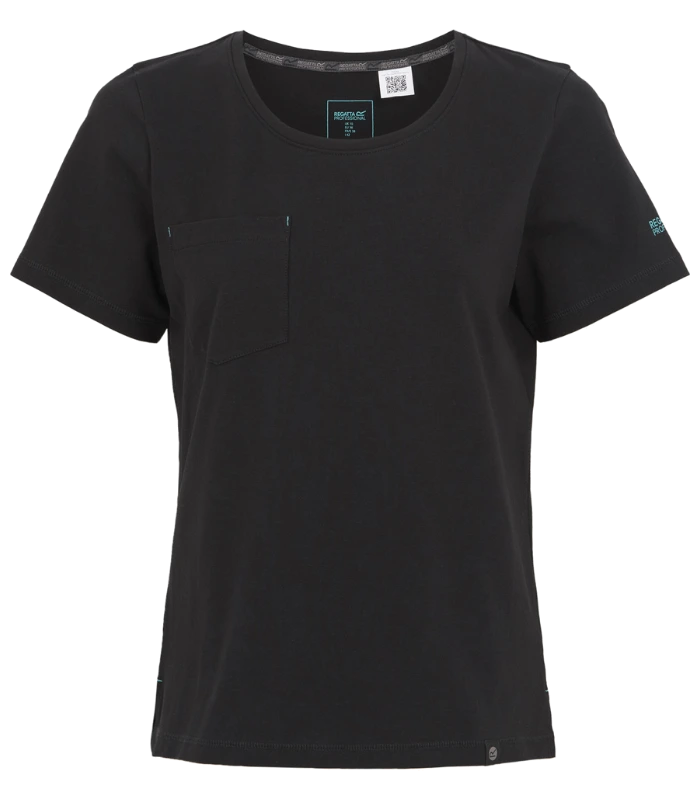 Regatta Professional Regatta Ladies Ada Cotton Stretch T-Shirt in BLK