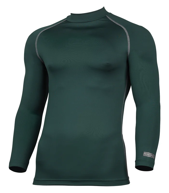 Rhino Rhino Rhino baselayer long sleeve in Bottle Green