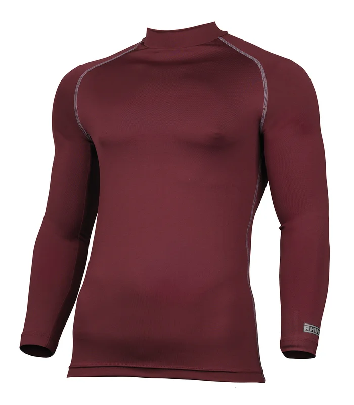 Rhino Rhino Rhino baselayer long sleeve in Maroon